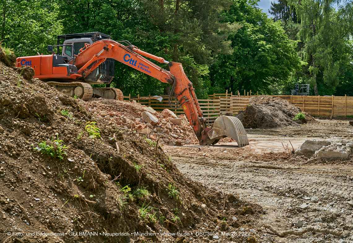 26.05.2022 - Baustelle am Haus für Kinder in Neuperlach